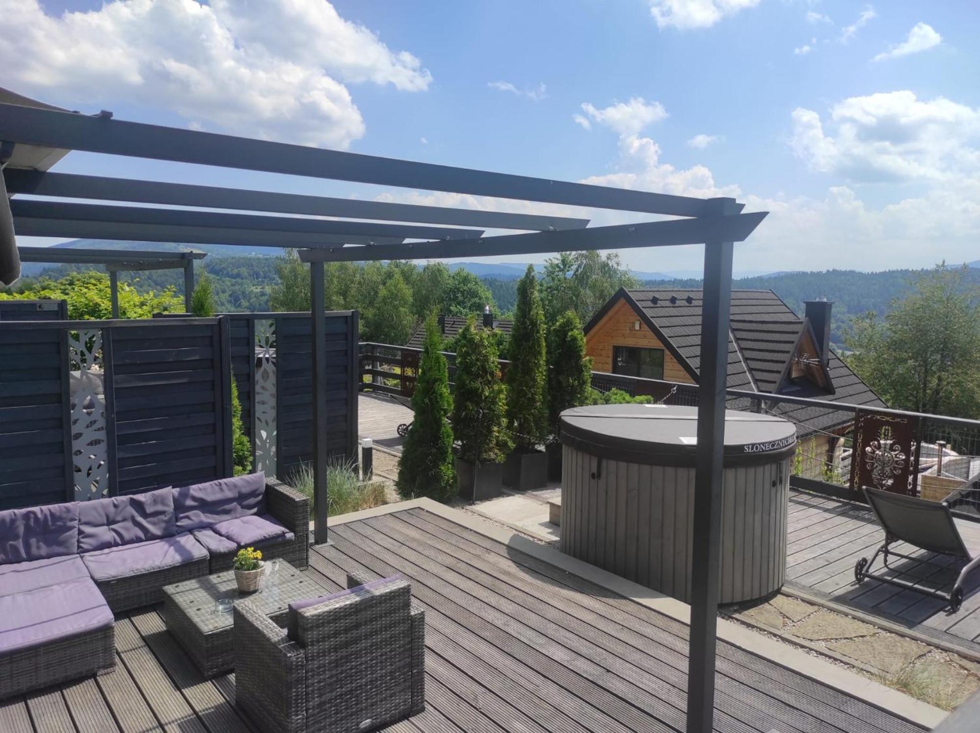 Sloneczny Chelm - Apartamenty W Gorach, Prywatna Sauna Jacuzzi Balia W Cenie, Spa, Grill, Stok Narciarski Myslenice, Sciezki Rowerowe, Rzeka Raba, Widok Na Tatry Exterior foto